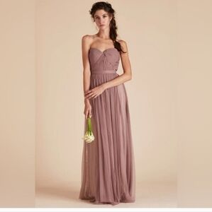 ✨️NWT Birdy Grey Christina Convertible Bridemades Maxi Dress  Sandy Taupe XS